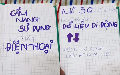 Cay mắt với cuốn cẩm nang hướng dẫn dùng điện thoại cho mẹ và bức thư con gái gửi ba nơi thiên đường