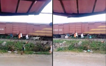Video người dân treo rác lên tàu "ship" đi các tỉnh gây phản cảm: Lực lượng chức năng xác minh danh tính người vứt rác