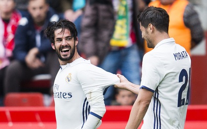 Chơi với đội hình hai, Real Madrid vất vả ngược dòng giành 3 điểm
