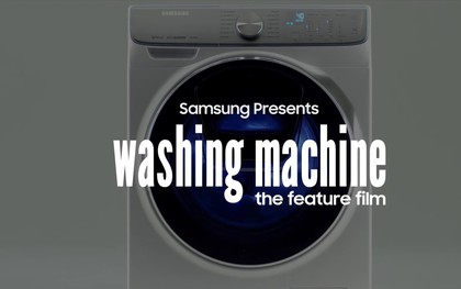 Samsung cũng sản xuất phim điện ảnh, nhân vật chính là một cái máy giặt