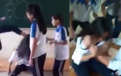 Hà Nội: Đình chỉ học 6 nữ sinh đánh hội đồng, lột áo nữ sinh cùng trường