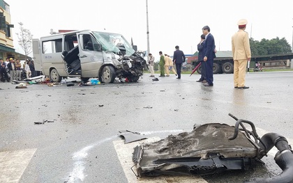Xác định nguyên nhân ban đầu vụ xe đón dâu đâm vào xe tải khiến 19 người thương vong
