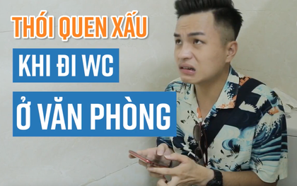 5 thói quen đi vệ sinh của dân văn phòng mà không hề biết nó gây hại đến thế nào