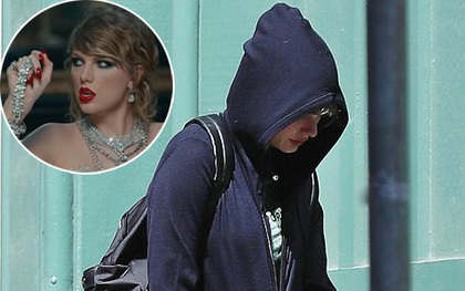 Đanh đá là thế trong MV, nhưng Taylor Swift vẫn "sợ" paparazzi đến mức che kín mặt khi ra phố