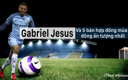 Gabriel Jesus và 5 thương vụ thành công nhất kỳ chuyển nhượng đông
