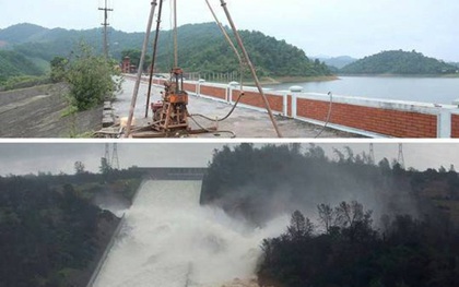 Không có chuyện vỡ đập hồ Núi Cốc khiến học sinh nhiều trường ở Thái Nguyên phải nghỉ học