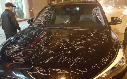 Người phụ nữ dùng bút xóa vẽ khắp xe ô tô đỗ trước nhà phải đền 13 triệu đồng