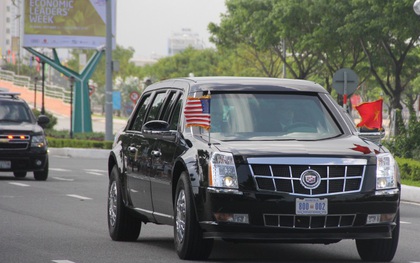 Chiếc xe "Quái thú" mà tổng thống Mỹ - Donald Trump đi ở Việt Nam tối tân đến cỡ nào?