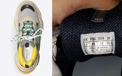Chuyển dây chuyền sản xuất mẫu giày Tripple S đình đám từ Ý sang Trung Quốc, Balenciaga bị dân tình chỉ trích