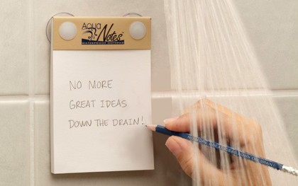 Giấy nhớ chống thấm nước: Phát kiến vĩ đại cho hội "thiên tài trong nhà tắm"