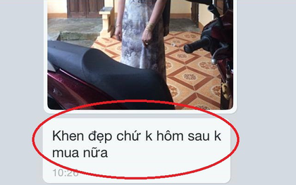 Làm giàu hơi khó: Bà mẹ gửi ảnh bắt con trai khen mình xinh nếu không muốn ''hết cửa'' xin tiền