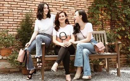 Hai chị em Angela Phương Trinh quấn quýt bên mẹ