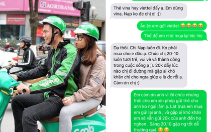 20 nghìn đồng của tài xế Grab và hành động ấm áp với vị khách nữ ngày 20/10 khiến nhiều người thích thú