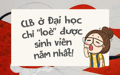 Tại sao chỉ có sinh viên năm nhất hứng thú với CLB ở trường ĐH trong khi năm 2, 3, 4 không ai quan tâm?