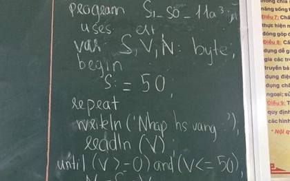 Đúng là chỉ có học sinh mới nhiều trò đến thế, đến cả góc bảng ghi sĩ số lớp cũng có đủ các loại biến tấu gây cười