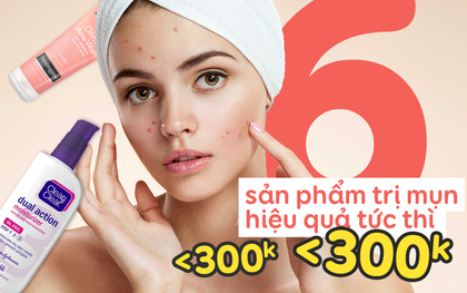 6 sản phẩm thần kỳ giúp bạn đánh bay mụn mà không lo "viêm màng túi"