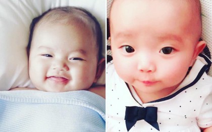 Phan Hiển khiến dân tình thích thú khi khoe ảnh bé Kubi và Anna giống nhau như hai giọt nước