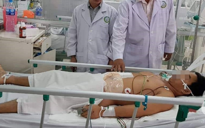 Người đàn ông ở Đồng Nai bị cắt ngang bụng, thủng ruột kinh hoàng do máy cưa vướng vào áo