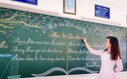 Xuất hiện "đối thủ" của các giáo viên Quảng Trị: 16 cô giáo Vũng Tàu viết bảng đẹp như rồng bay phượng múa