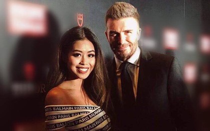 Hot girl hội Rich Kid - Thảo Tiên khoe ảnh chụp chung với David Beckham ở Singapore