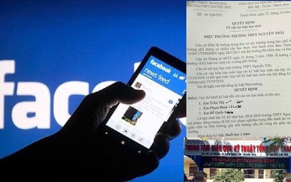 Hiệu trưởng trần tình vụ đuổi học 7 HS nói xấu thầy cô trên facebook