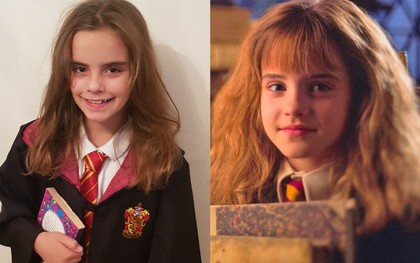 Bé gái 9 tuổi mỗi lần ra đường là gây chú ý vì gương mặt giống hệt Hermione trong Harry Potter