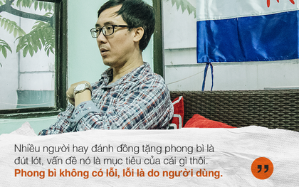 Gặp thầy hiệu trưởng kêu gọi tặng phong bì ngày 20/11 thay cho hoa và quà: "Phong bì không có lỗi, lỗi ở người dùng"