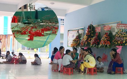 Giáo viên kể lại thời khắc hoảng loạn khi giàn giáo đổ sập trong buổi lễ 20/11 ở trường tiểu học