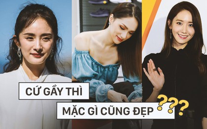 Đại mỹ nhân đến mấy cũng mặc kém đẹp vì gầy vêu vao: Son phấn không cứu nổi, hàng hiệu cũng chào thua!