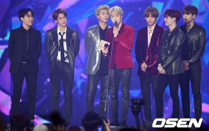 BTS “vét sạch” giải lớn, Wanna One gây tranh cãi khi nhận Daesang tại MGA 2018