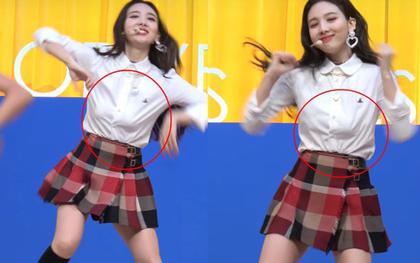 Khổ thân Nayeon (TWICE): Tiếp tục tuột áo ngực trên sân khấu biểu diễn