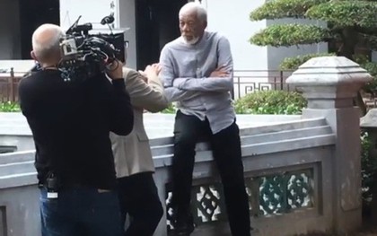 Siêu sao Hollywood đình đám Morgan Freeman bỗng xuất hiện tại Việt Nam