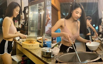 Cô chủ tiệm mỳ Thái Lan bỗng nổi tiếng khắp MXH nhờ vẻ ngoài xinh đẹp nóng bỏng khó cưỡng