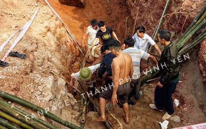 Vét đất kênh tưới tiêu vừa đào xong, một phụ nữ bị vùi lấp tử vong