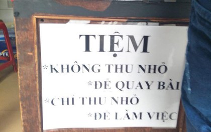 Việc tử tế đâu cần to tát: Cô chủ tiệm photo lạnh lùng treo bảng từ chối thu nhỏ tài liệu cho học sinh quay bài