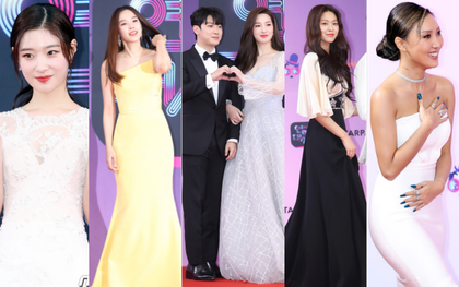 Thảm đỏ KBS Entertainment Awards: Vợ Lee Dong Gun lấn át dàn mỹ nhân sexy, cặp vợ chồng trẻ nhất Kpop xuất thần