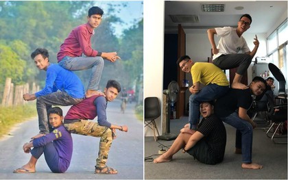 Không nghi ngờ gì nữa, đây chính là xu hướng pose hình cho nhóm bạn hot nhất những ngày cuối năm