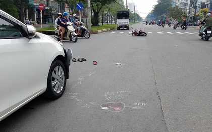 TP. HCM: Xe máy va chạm với xe đi rước dâu, 2 người nguy kịch