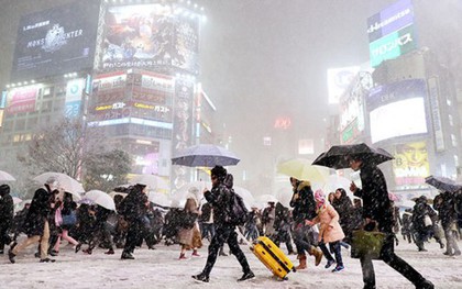 Thời tiết Nhật Bản khắc nghiệt trong những ngày đầu năm mới 2019