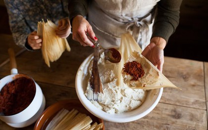 Tamales: món ngon ngày Tết của người Mexico, độc đáo từ nguyên liệu gói bên ngoài đến phần nhân bên trong