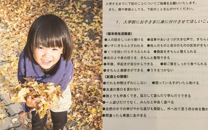 Đọc quy tắc ứng xử cho trẻ em tại một trường tiểu học Nhật Bản, nhiều người lớn cũng nín lặng vì quá khó!
