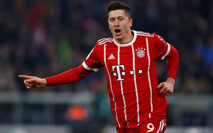 Lewandowski tiếp tục nổ súng, Bayern Munich thắng trận thứ 14 liên tiếp