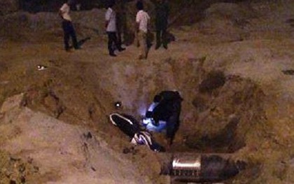 Nam thanh niên chết sau khi lao xe xuống hố công trình trong đêm 30 Tết