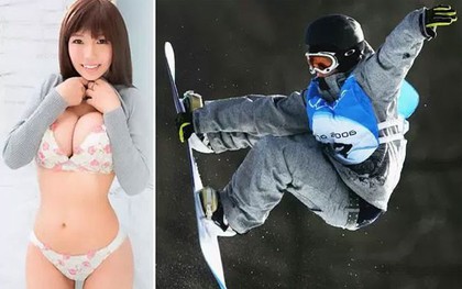Chỉ sau 4 ngày tập luyện, nữ diễn viên khiêu dâm Nhật Bản giành HC vàng trượt ván trên tuyết
