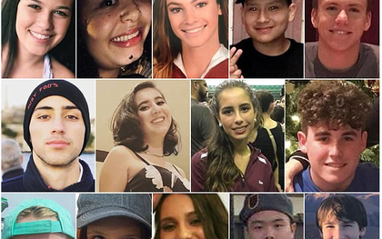 Bức ảnh khiến cả thế giới chết lặng cùng nỗi đau nước Mỹ: Chân dung 14 em học sinh tử nạn trong vụ xả súng ngày Valentine
