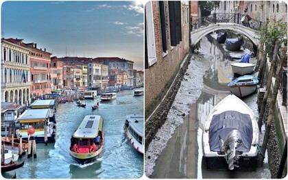 "Siêu trăng xanh máu" đã khiến thành phố Venice thơ mộng rơi vào thảm cảnh này