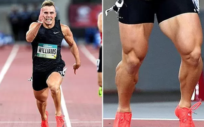 Cơ bắp đùi siêu khủng của vận động viên chạy nước rút người Australia