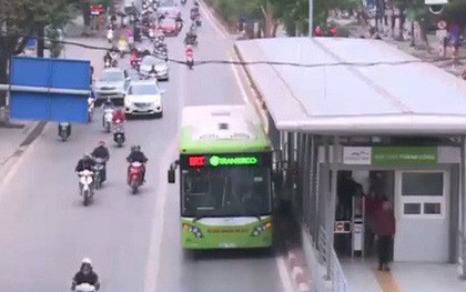 Hà Nội có thể cho các loại xe khác đi vào làn bus nhanh BRT