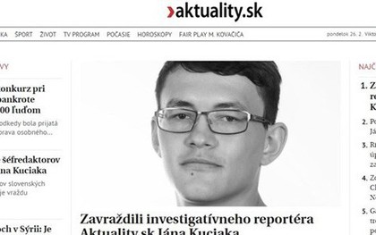 Slovakia rúng động vì một nhà báo phóng sự điều tra bị giết hại