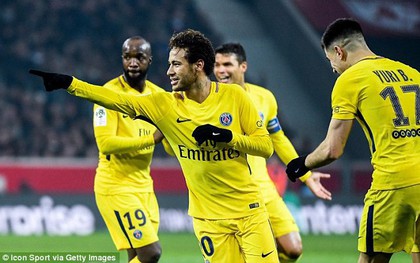 Neymar lập siêu phẩm đá phạt, PSG giành trọn 3 điểm trên sân của Lille